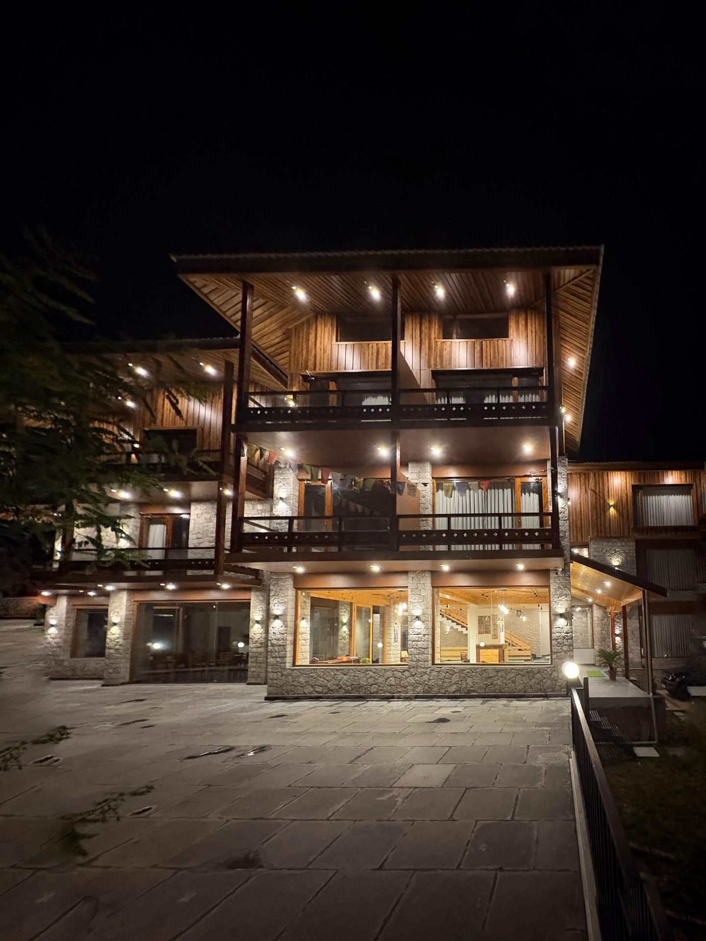 The house at night
